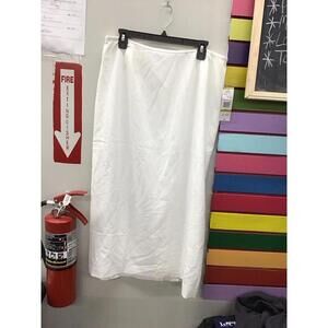 Black label Evan picone size 14 women’s straight white skirt new from HSN